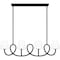 Quoizel Atkins Linear Chandelier 4 Lights Matte Black ATK440MBK - alternate 3